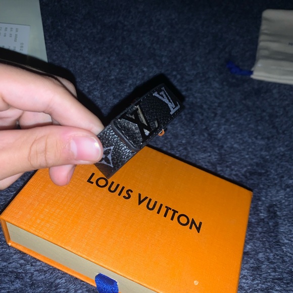 LV slim bracelet black/gray - Picture 6 of 6